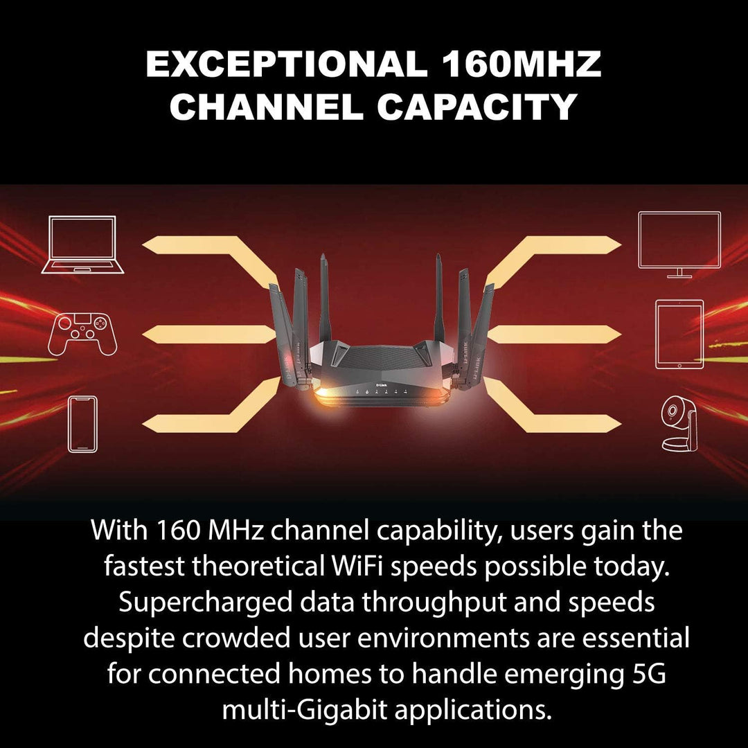 D-Link WiFi 6 Router AX5400 MU-MIMO Control de voz funciona con Ale...