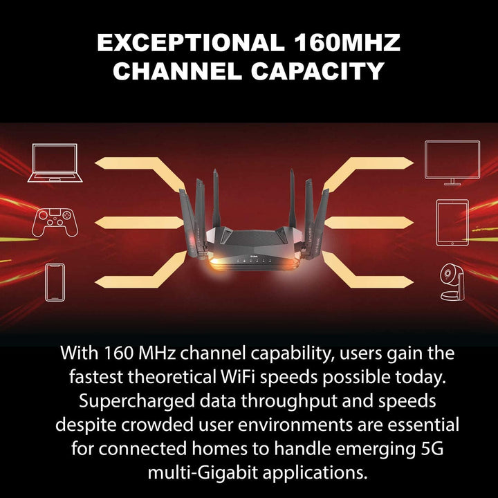 D-Link WiFi 6 Router AX5400 MU-MIMO Control de voz funciona con Ale...
