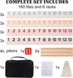 Juego original de cubo Rummy de 2 a 6 jugadores, regalos para juegos de