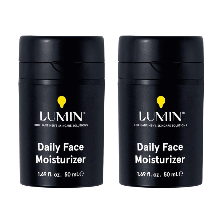 Lumin Hidratante facial diario para hombres, crema hidratante liger...
