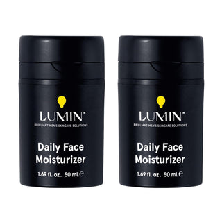 Lumin Hidratante facial diario para hombres, crema hidratante liger...