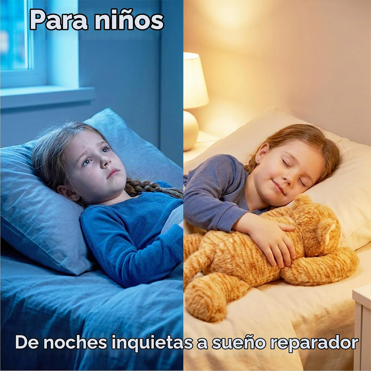 Niuniu Daddy Animal de peluche con peso de gato naranja, almohada de