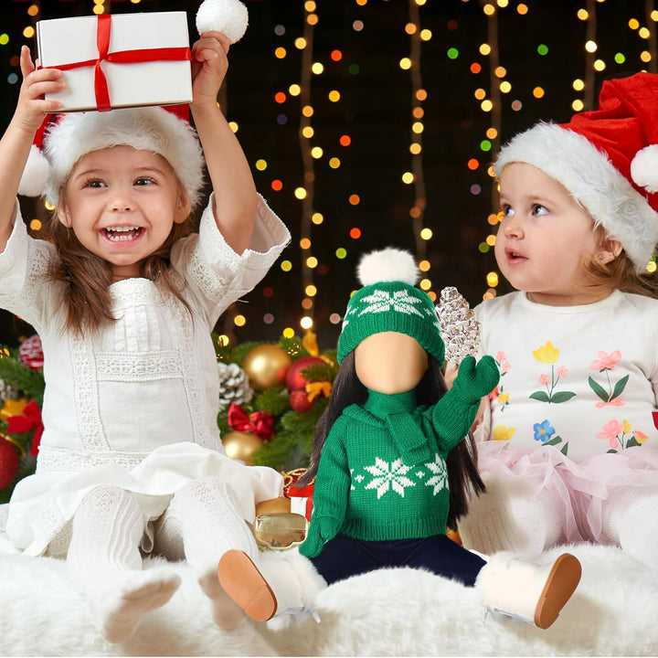 Bencailor Conjunto de 6 piezas de ropa y accesorios de muñeca de Na...