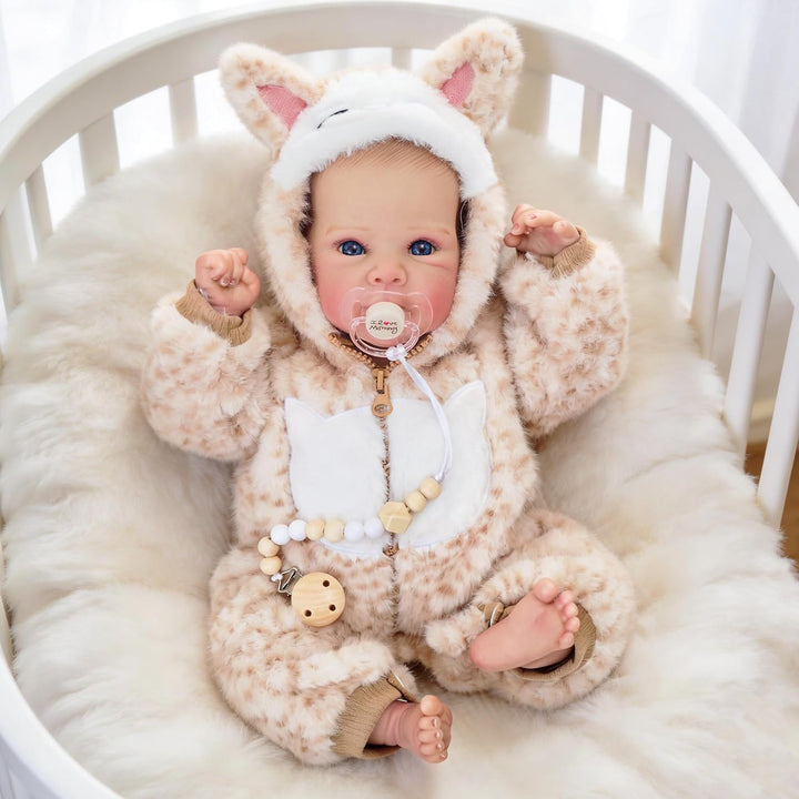 FOCKOF Muñecas realistas de bebé Reborn de 18 pulgadas, muñeca de b...