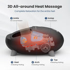 COMFIER Shiatsu - Masajeador de pies con calor para neuropatía de fascitis plantar, masajeador de pies con vibración de amasamiento profundo para mamá, papá, hombres y mujeres, uso en casa y oficina