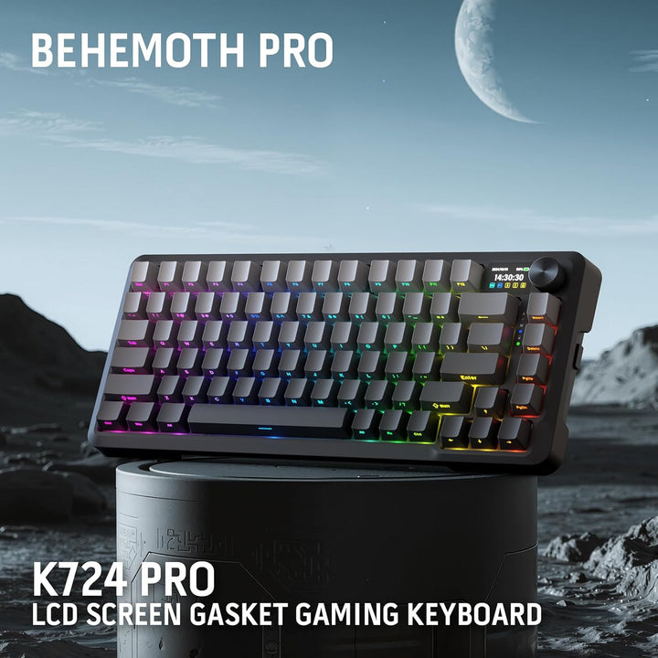 Redragon K724 PRO Teclado inalámbrico para juegos con junta inalámb...
