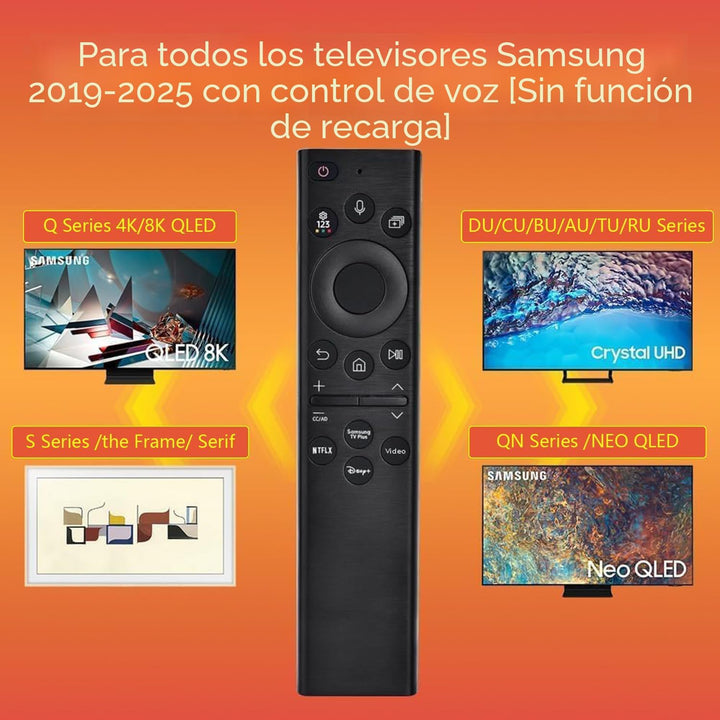 para reemplazo remoto de TV Samsung, para Samsung 2019-2024 Control...