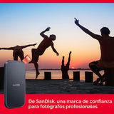 SanDisk 1TB SSD portátil - Hasta 800MB\/s, USB-C, USB 3.2 Gen 2, fi...