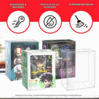 EVORETRO Funda protectora para figuras de acción de Nendoroid – Protector de caja de plástico transparente para buena sonrisa, Hololive, Jujutsu Kaisen, figuras de Kirby – Vitrina coleccionable a prueba de polvo para coleccionistas
