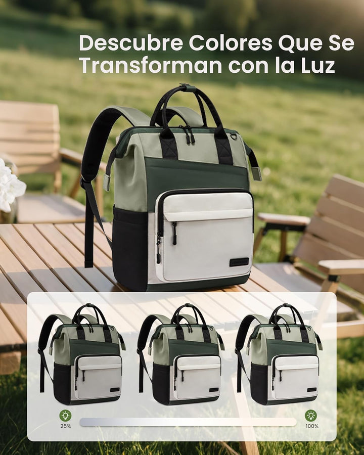 LOVEVOOK - Mochila de computadora portátil para mujer, mochila de 1...