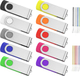 ABLAZE Unidad flash de 1 GB, paquete de 10 unidades, memoria USB 2....