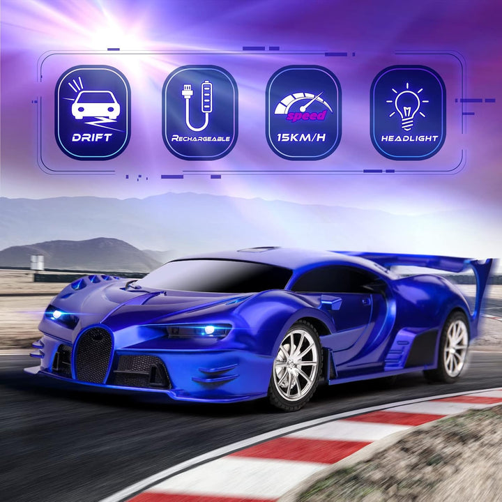 KULARIWORLD Auto a Control Remoto 1\/18 Coches RC de Alta Velocidad...