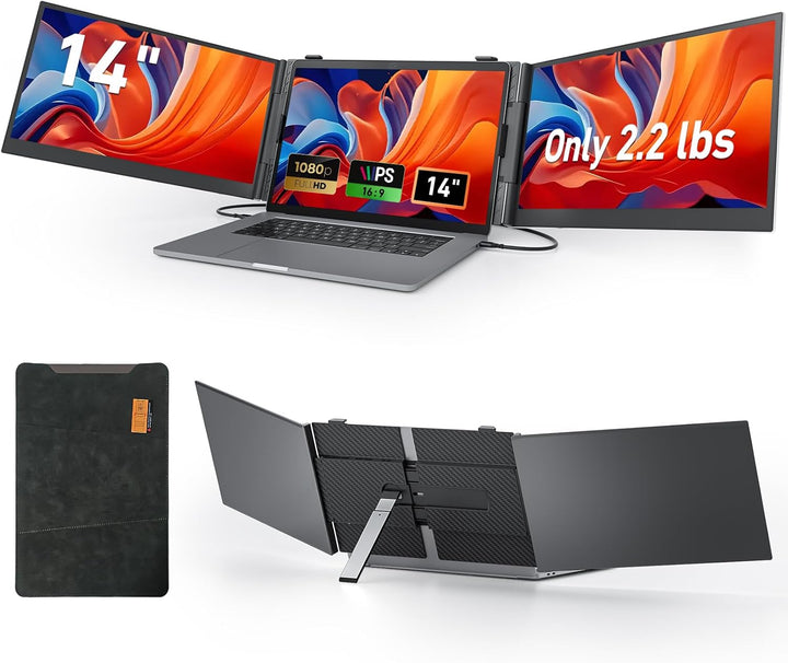 Vixtan Extensor de pantalla ultraligero para laptop de 2.2 libras,...