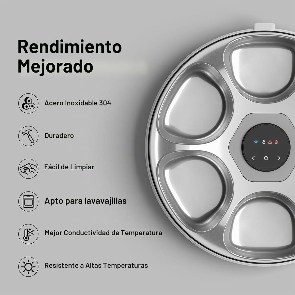 iPettie Donut Frost WiFi 6 Comedero automático de alimentos húmedos con