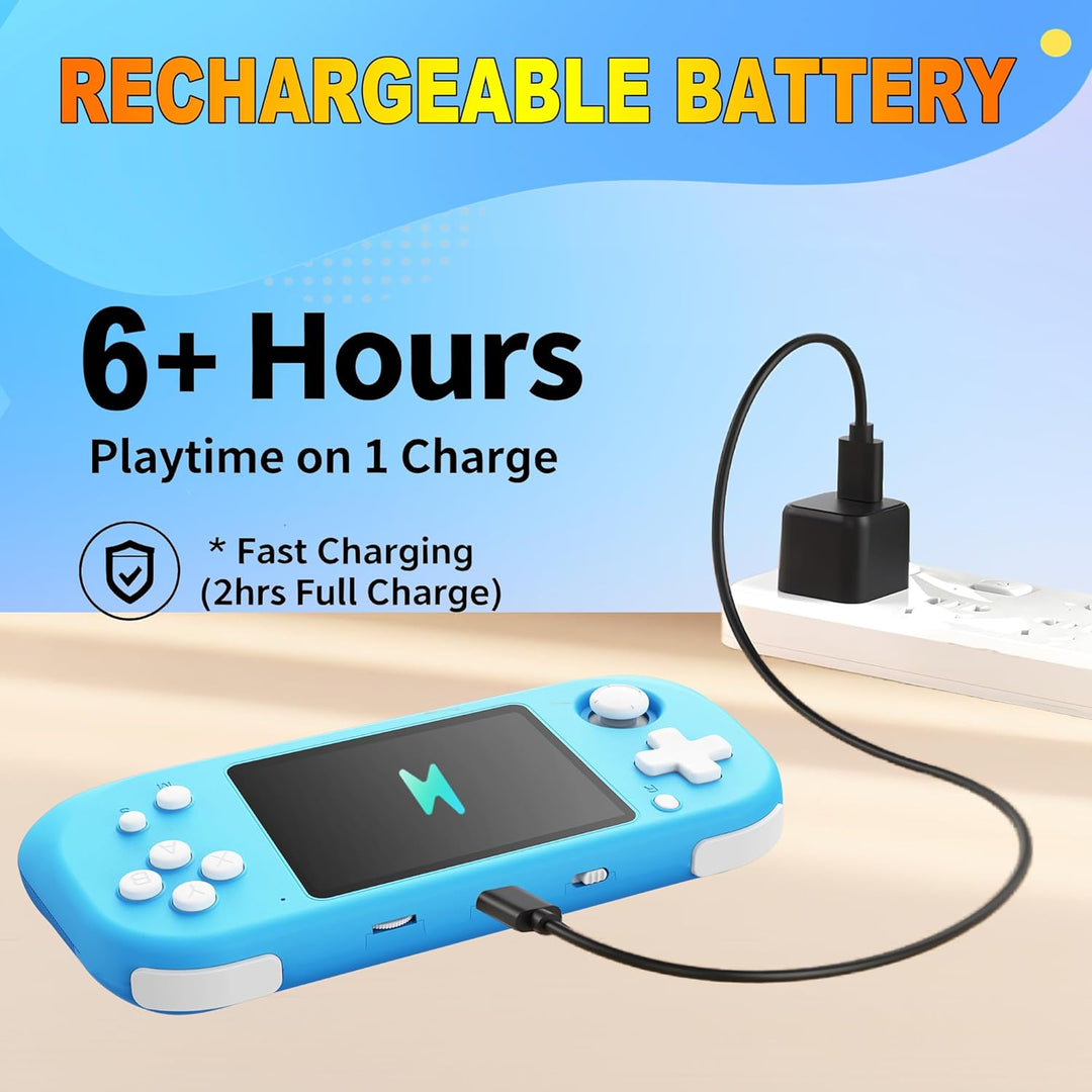 Beijue Juego de mano para niños con pantalla IPS de 3.5 pulgadas, 1...