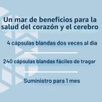 Tabletas Life Extension Super Omega 3 o DHA con lignanos de sésamo y extracto, 240 unidades