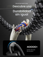 LISEN Cargador magnético para MacBook de 140 W, 3 cables para MacBook Pro