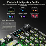 Aula F98Pro V3 - Teclado mecánico inalámbrico con pantalla y perill...