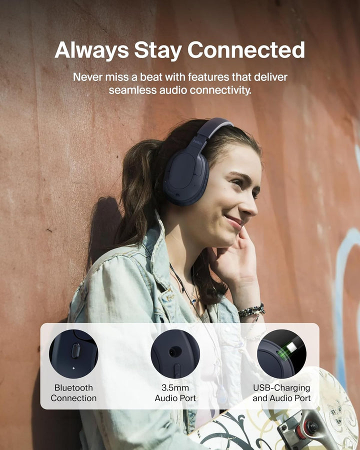 Auriculares Belkin SoundForm Surround Bluetooth sobre la oreja - Au...