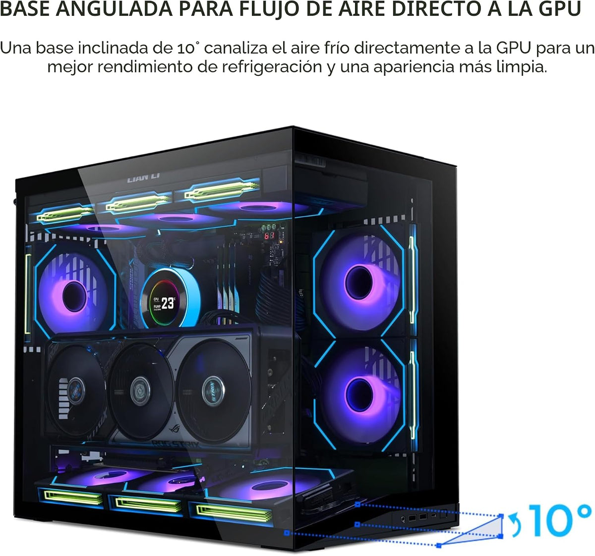 LIAN LI O11D MINI V2 | Carcasa de Computadora Compacta ATX Mid-Towe...