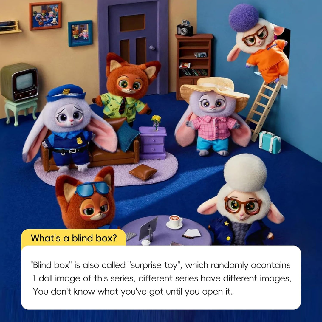 MINISO Caja ciega de peluches de vinilo suave de Disney