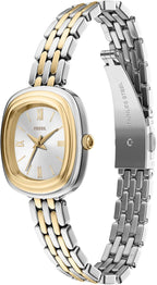 Fossil Reloj Emerson de acero inoxidable con tres manecillas para mujer