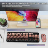 FD Combo de Teclado y Ratón Inalámbrico - 2.4G de Tamaño Completo R...