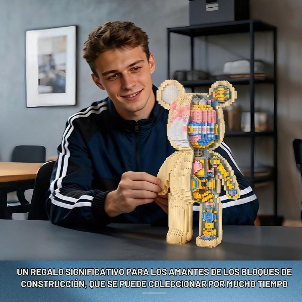 DAHONPA Conjunto de bloques de construcción micro mecánicos de animales con cerradura (7220 PIEZAS), decoración personalizada, regalo para adultos y niños