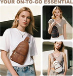 Bolsos bandolera antirrobo para mujer, bolso de viaje con bloqueo RFID, bolsos con bloqueo RFID para el pecho para viajes