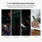 OLIGHT O'Pen 3 Pen Light, linterna EDC recargable USB-C, verde OD