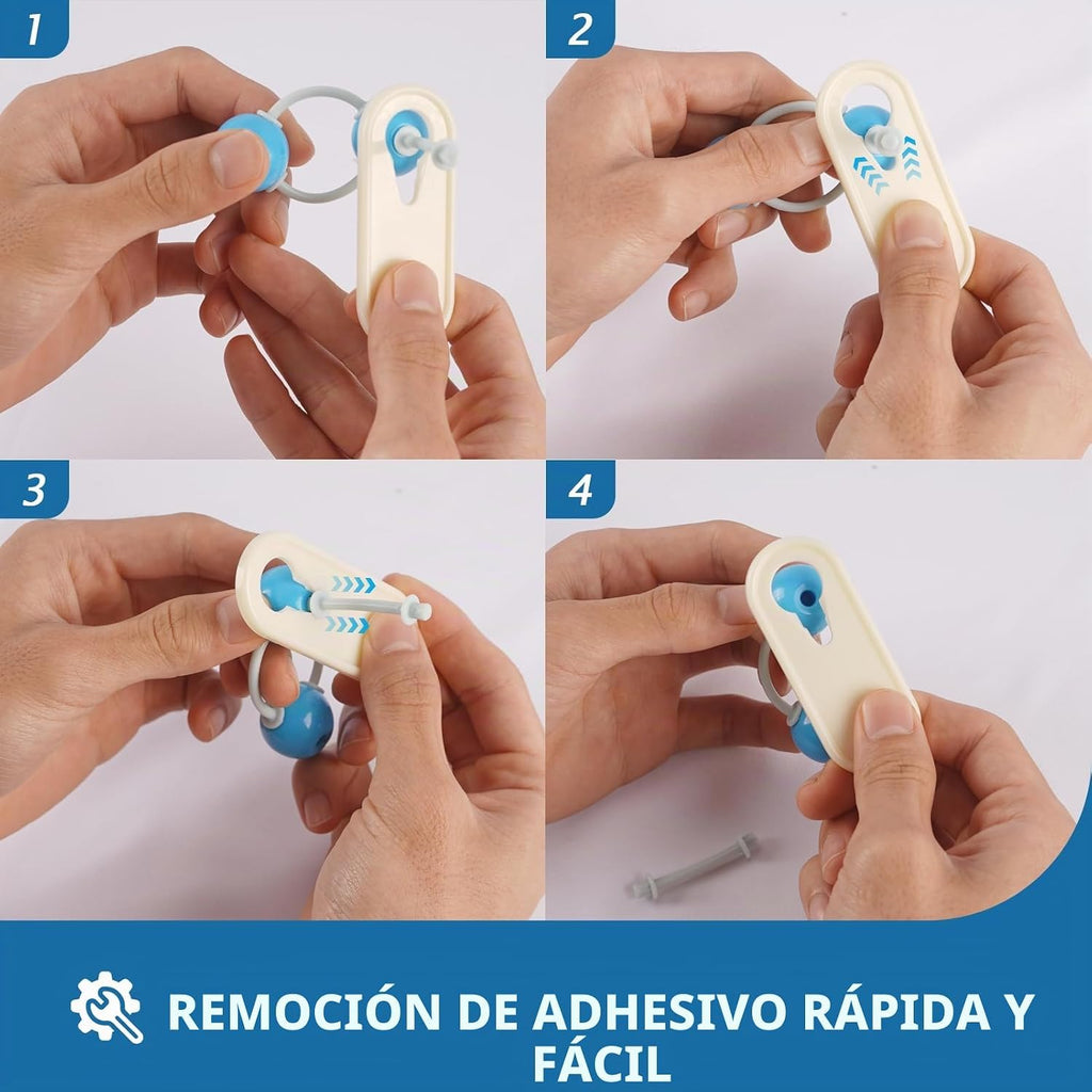 Kit de modelo molecular YCHOULEK, set de química molecular orgánica de 444 piezas, kit de modelo de elementos atómicos para lecciones de química, kit de construcción de estructuras moleculares, regalo
