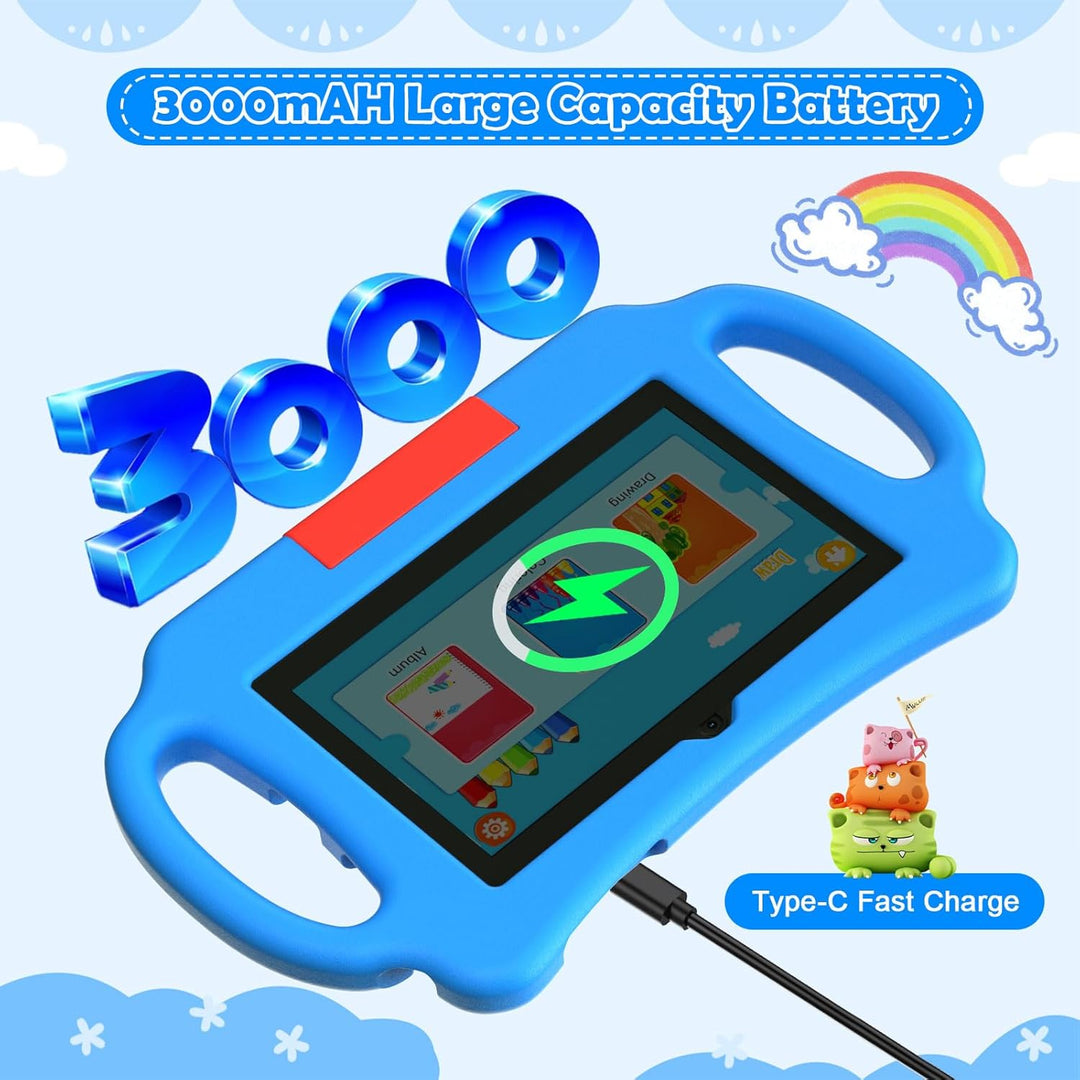 Nyxolaria Tableta para niños de 7 pulgadas Android 12.0 para niños...