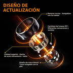 Fidget Spinner para alivio del estrés – Anillo magnético fidget DIY con sonidos atractivos, juguetes de acero inoxidable EDC para adultos y adolescentes, perfecto para el trabajo, estudio, espera