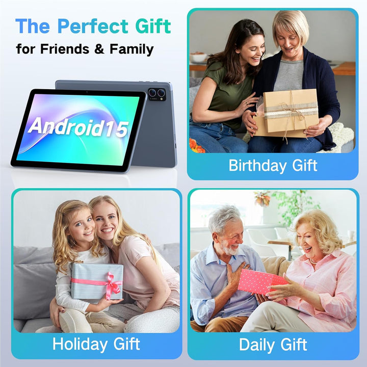 LECTRUS Tablet Android 15 de 10.1 pulgadas con Gemini AI, Octa-Core...