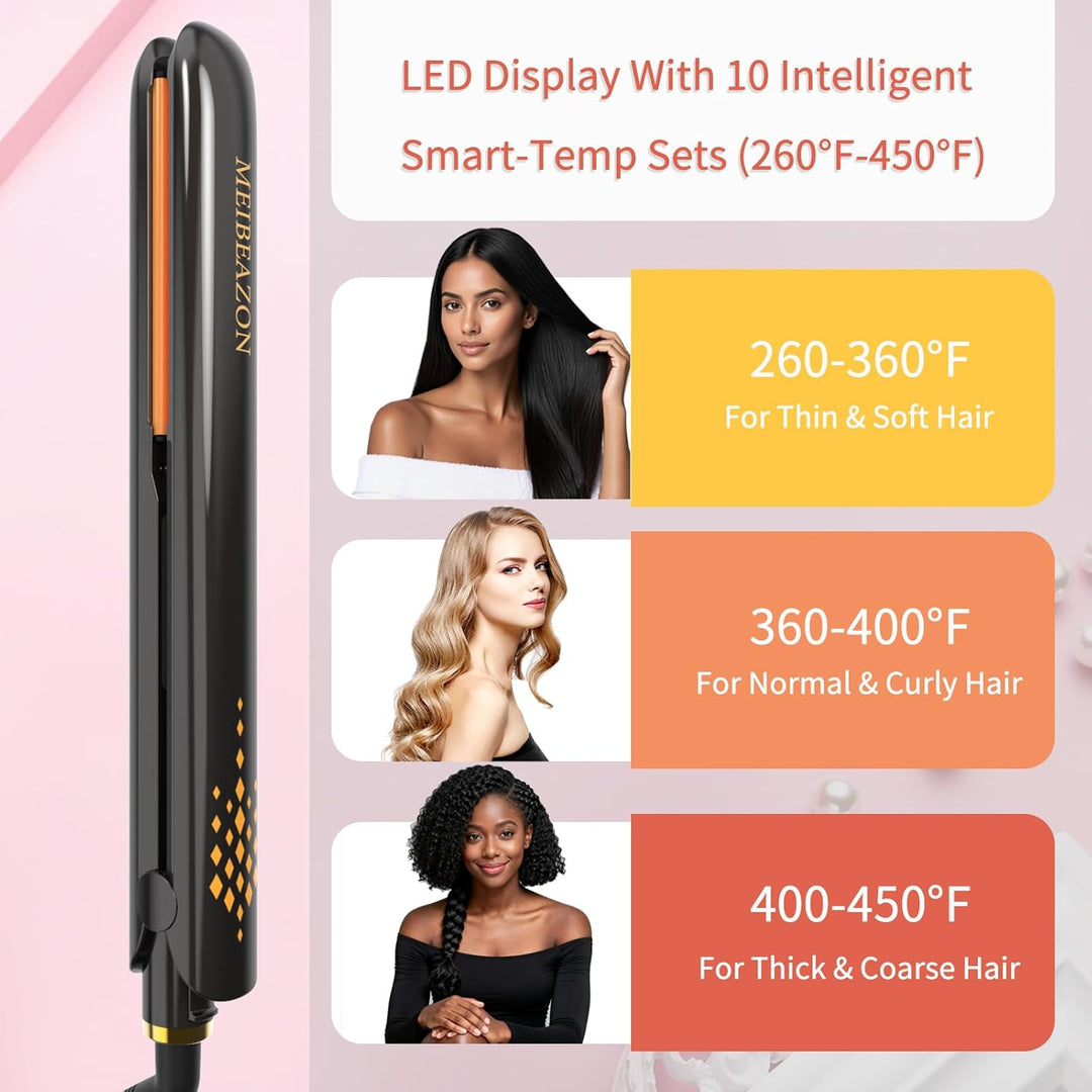 Plancha de pelo y rizador \u2013 Plancha profesional para secar con...