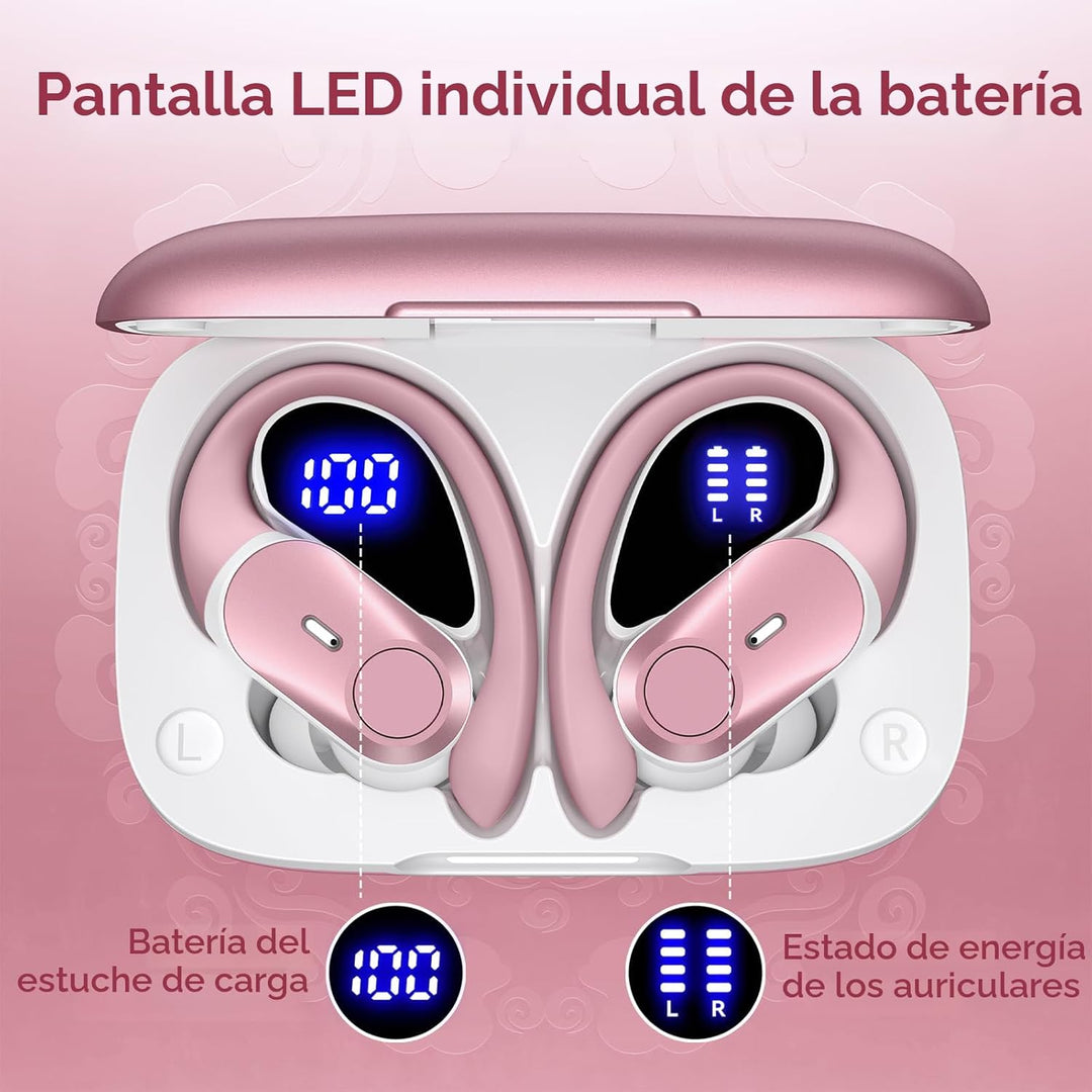 Auriculares inalámbricos con cancelación activa de ruido, auricular...