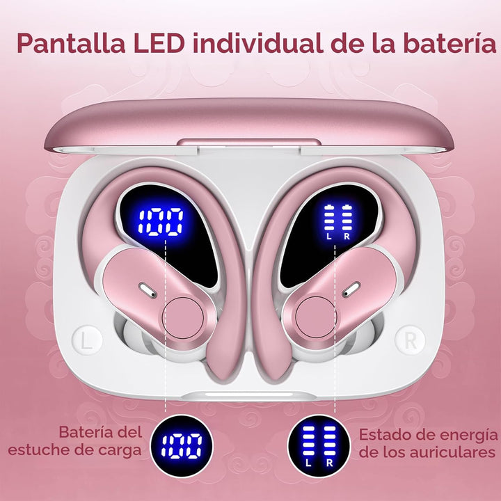 Auriculares inalámbricos con cancelación activa de ruido, auricular...