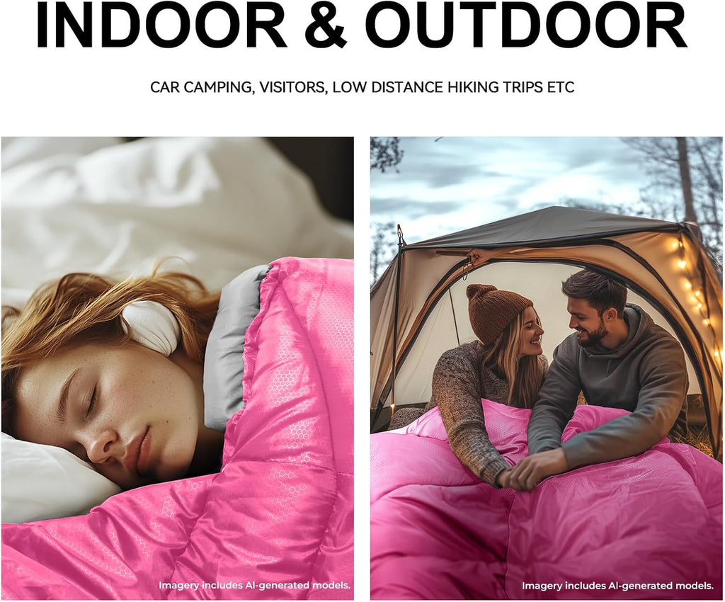 Sacos de dormir para adultos y niños de 4 estaciones para