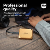 Crucial X10 Pro SSD portátil de 2 TB, lectura de hasta 2,100 MB\/s,...