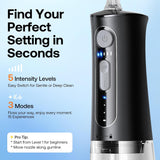 Bitvae - Irrigador dental de agua para dientes, púas de limpieza de...