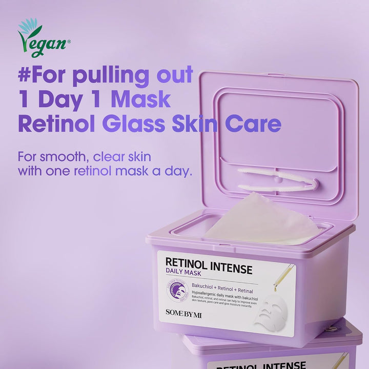 SOME BY MI Retinol Intense Daily Mask - 30 unidades, 11.8 oz - Masc...