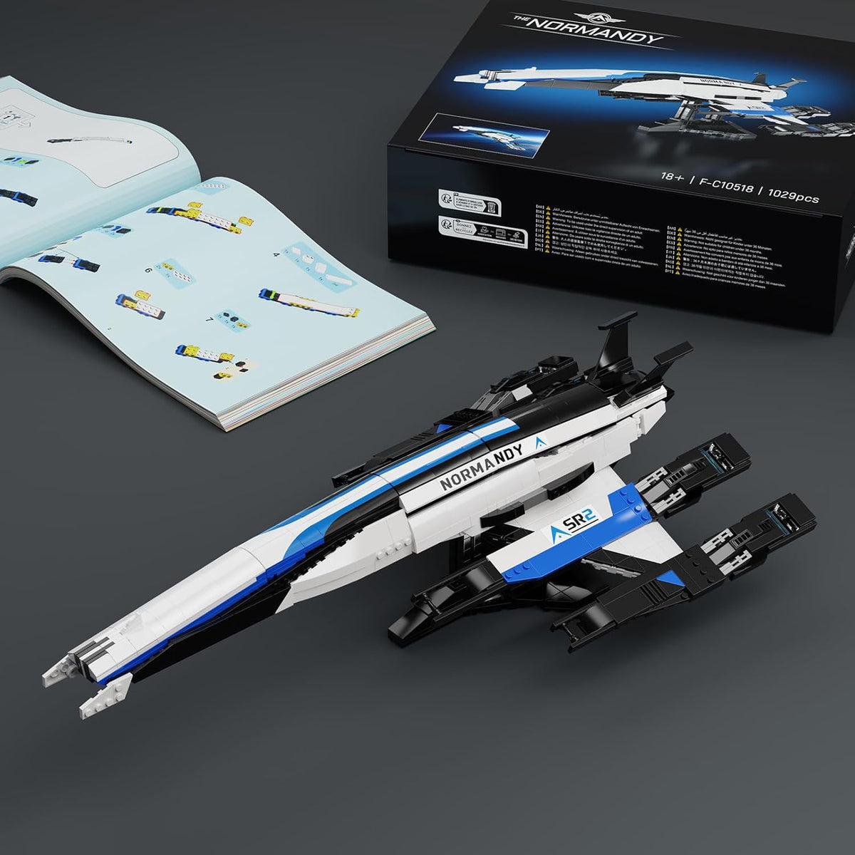 Normandy 2 Spaceship Building Block Set Compatible Lego