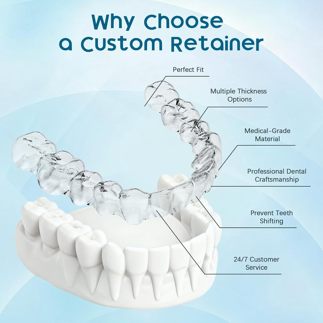 Retenedores personalizados para dientes, juego de retenedores trans...