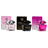 Versace Perfume para Mujeres Juego de 3 Mini, Bright Crystal, Cryst...