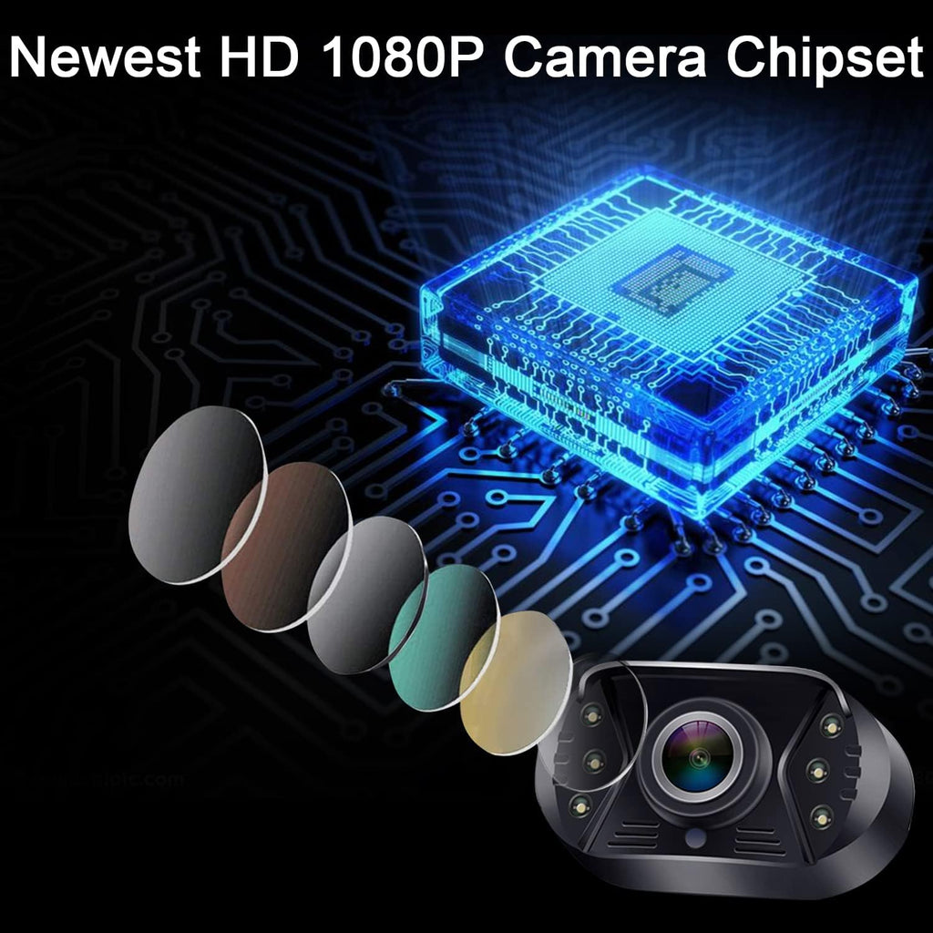 Cámara de respaldo HD 1080P Plug & Play: visión rápida, clara y suave