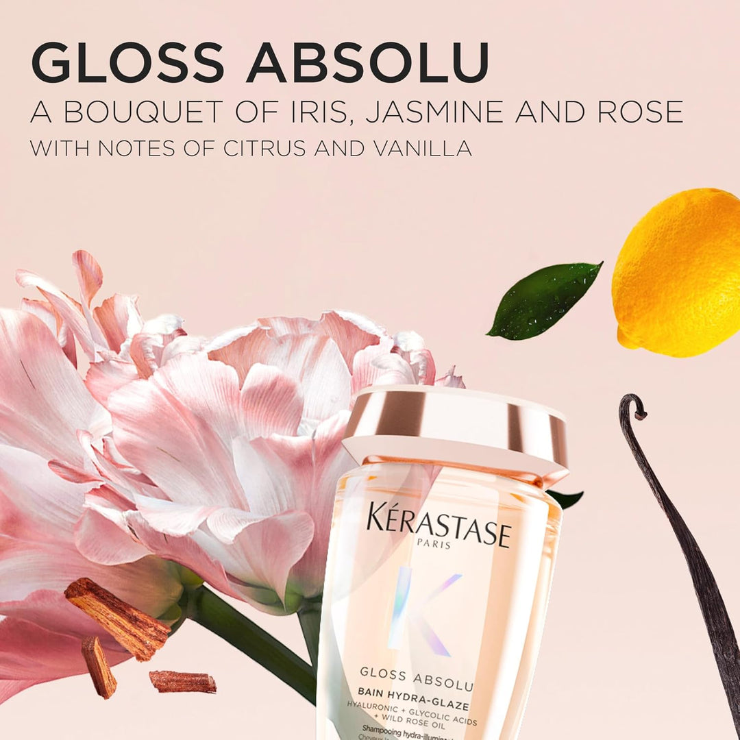 Kerastase Gloss Absolu - Champú antiencrespamiento de alto brillo -...