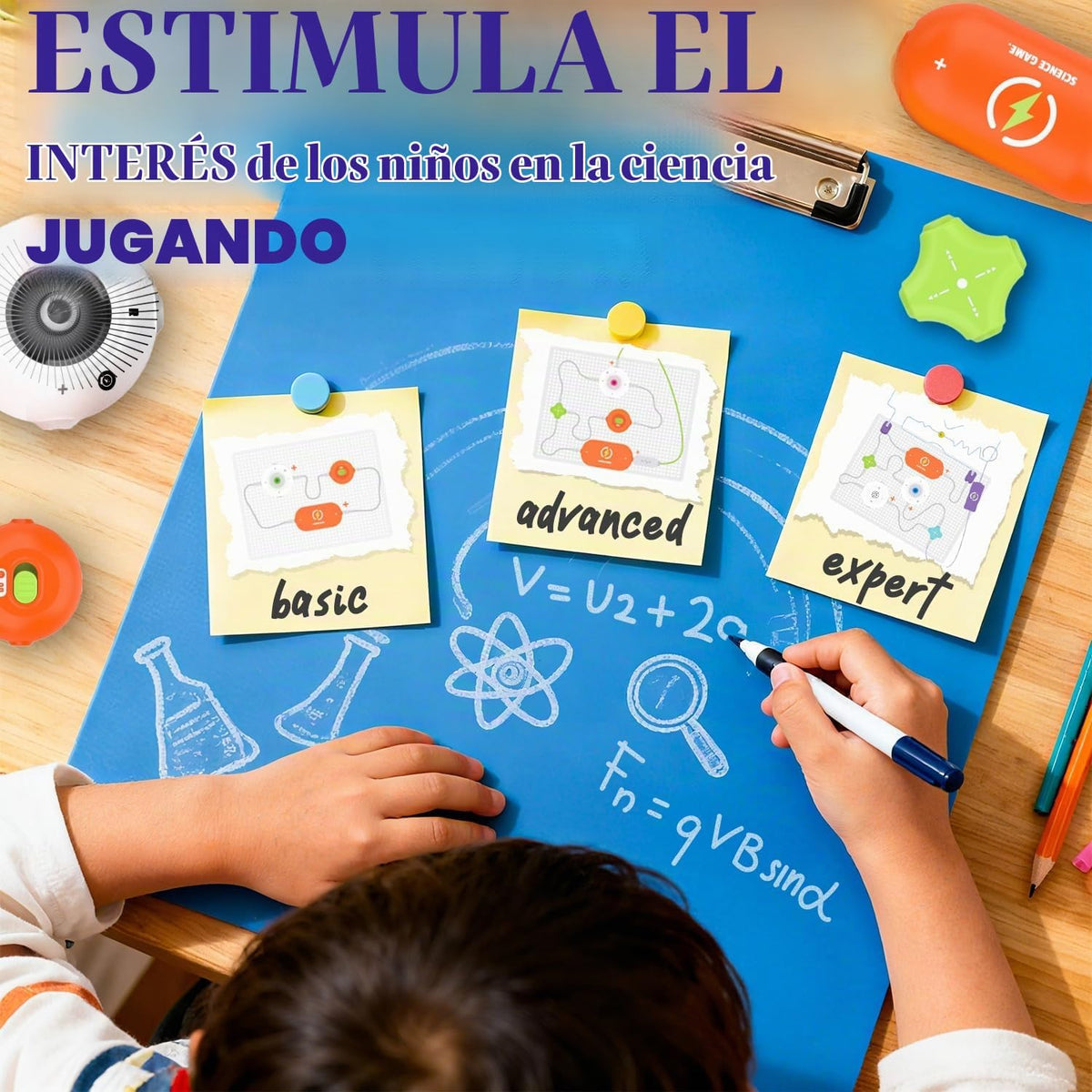 SMILESSKIDDO Kits de ciencia, juguetes STEM de electrónica, más de 300