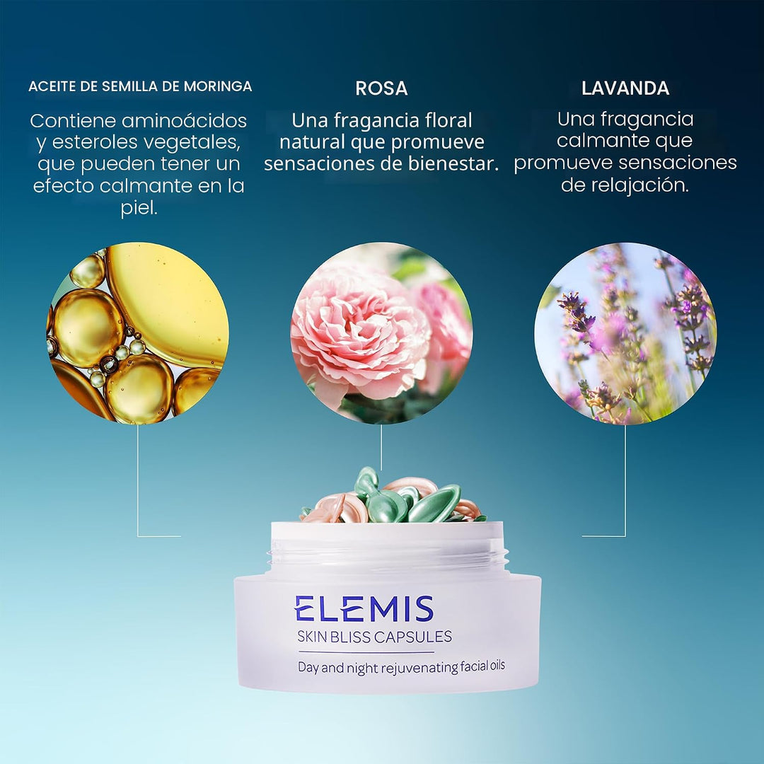 ELEMIS Skin Bliss Capsules \u2013 Aceites faciales antienvejecimien...