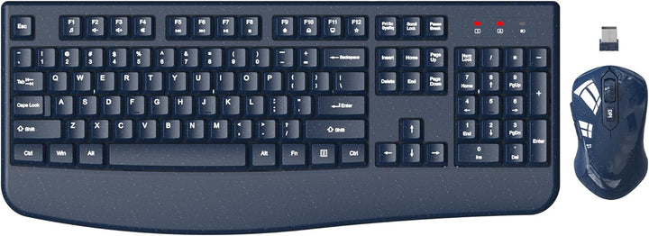 Combo de teclado y mouse inalámbrico, EDJO, teclado de computadora...