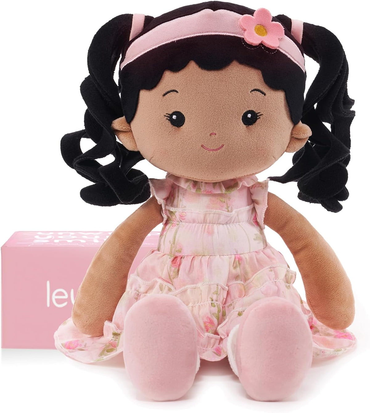 LeyaDoll Muñeca de bebé suave de felpa (40,6 cm), Princesa Petal-bronceada